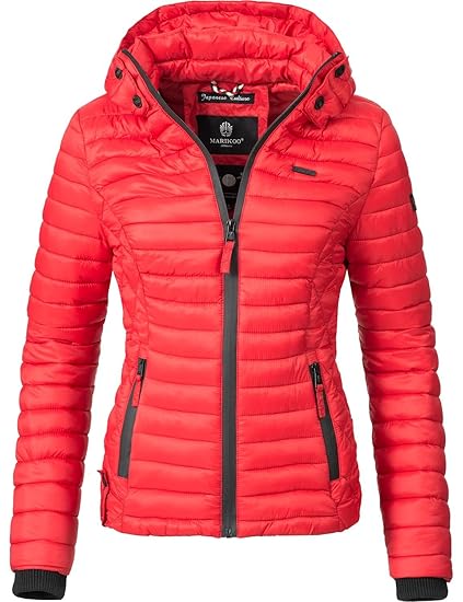 Marikoo Damen Übergangs-Jacke Steppjacke Samtpfote 24 Farben XS-XXL