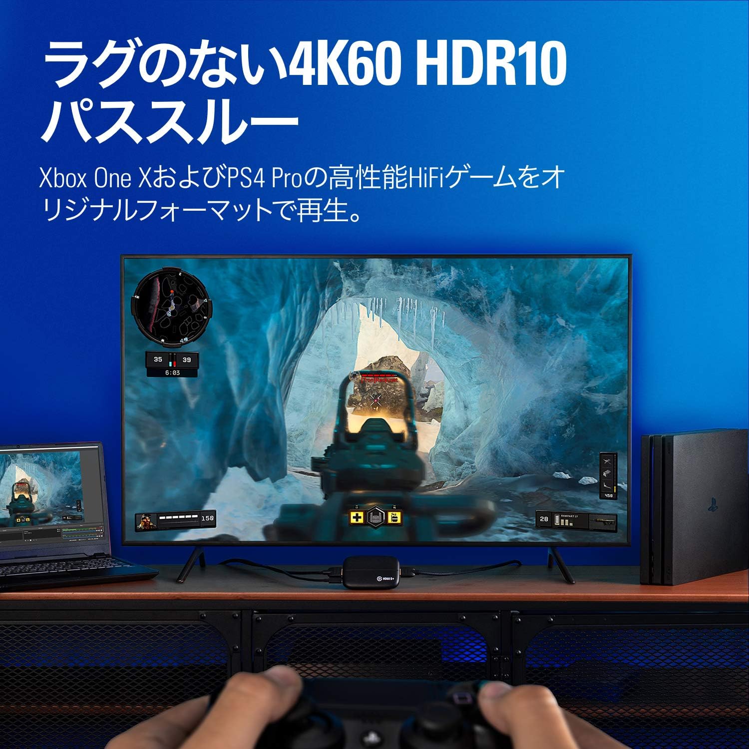 Elgato Game Capture HD60 S+ 1080p60 HDR10 capture. 4K HDR10 passthrough.: Computers & Accessories