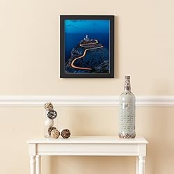 ArtToFrames 17x29 Inch Black Picture Frame, This