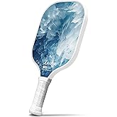 LUZZ Pickleball Paddles, T700 Carbon Fiber Pickleball Paddle Sandblasted Surface with Honeycomb Core Pickle Ball Rackets for Beginners Increased Spin Strength & Control Stability