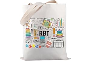PWHAOO Registered Behavior Tech Tote Bag - Behavior Analyst Gift