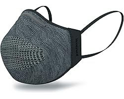 Honeywell Dark Gray Dual Layer Face Cover with 8 Replaceable Inserts, Size M/L (RWS-50111)