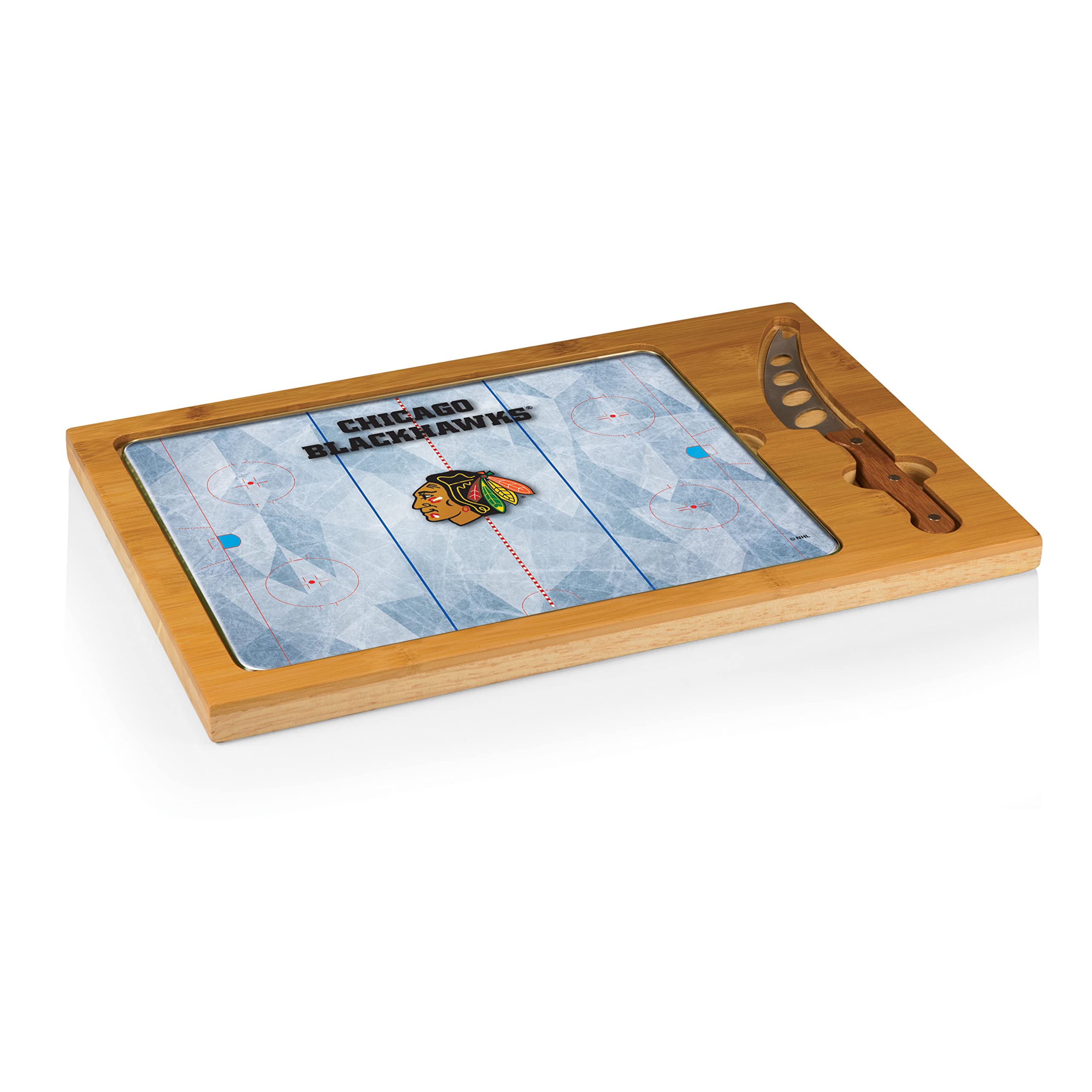 PICNIC TIME NHL Chicago Blackhawks Icon 3-Piece Cheese Cutting Board Set