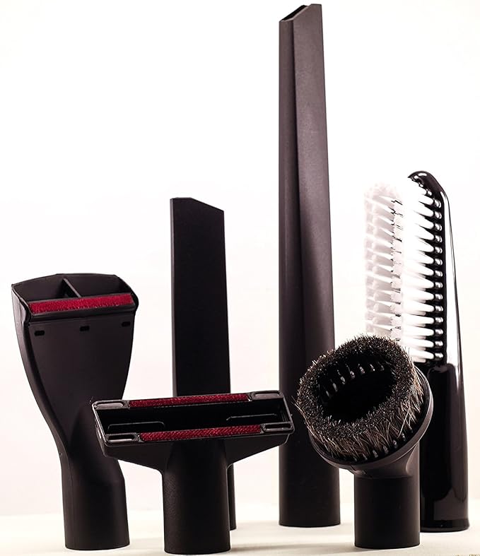 EQT-TEC XL Staubsauger Düsen Bürsten Set 35mm Polsterdüse Fugendüse Autodüse Matrazendüse Saugbürste für Kärcher Miele AEG Bo