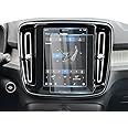 Karltys 2 Pack 8.7-Inch Screen Protector for Volvo XC40 XC60 XC90 S60 S90 V60 V90 2017-2024 2025, Touchscreen Tempered Glass Protector Ultra Clear Anti Glare Car Screen Cover for Volvo Accessories