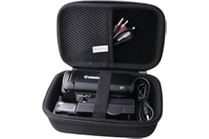 WAIYUCN waiyu Hard Carrying Case for Canon VIXIA HF R800/HF R600/HF R80 Portable Video Camera Camcorder