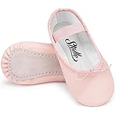STELLE Ballet Shoes for Girls Toddler Dance Slippers PU Leather Boys Ballerina Shoes for Toddler/Little Kid/Big Kid/Women