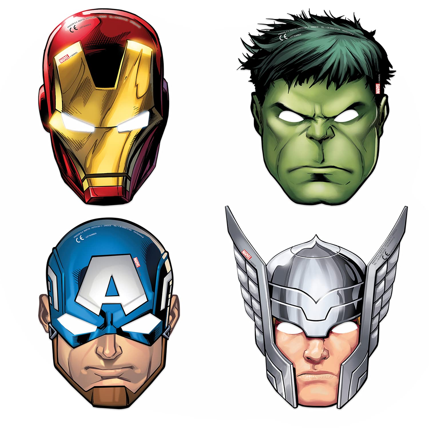 Procos Avengers Mighty 5PR87976 Mask Multi-Coloured, one size