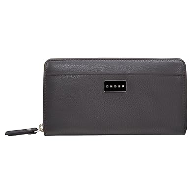 Cross Women's Genuine Leather Zip Around Wallet with Credit Card slots/Zip compartment/Bill compartments/Multi-purpose compartments