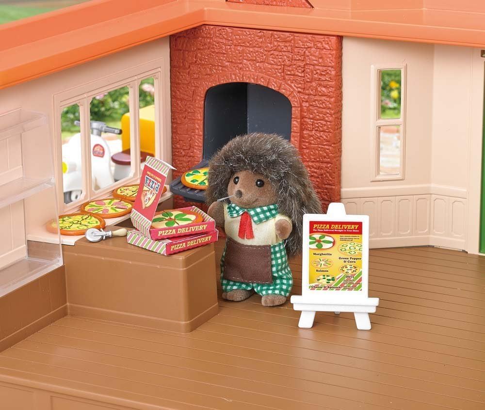 Sylvanian Toys Sylvanian Families Pizza Delivery Set Calico