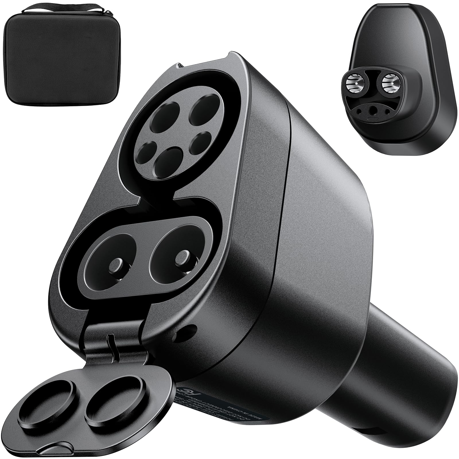 Photo 1 of Blshwez 2-in-1 CCS1 & J1772 to Tesla Adapter 250KW/1000V - SuperFast Charging for Model Y/3/S/X, Compatible with Level 1 2 3 Charging Stations with CCS1& J1772 Plug, UL/FCC Certified, IP65 Waterproof