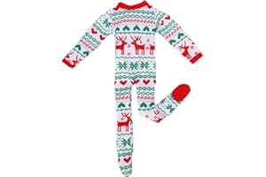 E-TING Santa Clothes Onesie Pajamas PJs Nightgown for elf Doll Christmas Accessories Clothes (Christmas Reindeer)
