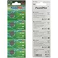 PoundMax CR 1632 Batteries 3v Lithium Button Cell Battery Combo Pack - 5 Count