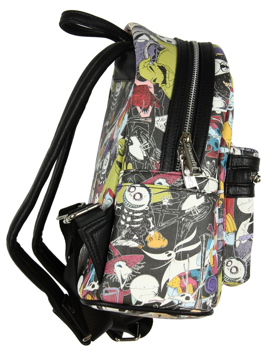 Loungefly-The-Nightmare-Before-Christmas-Allover-Print-Character-Mini-Backpack