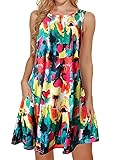 Beach Dresses for Women Summer Tshirt Floral
