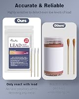 Pawfly Lead Test Kit 10 Pcs Instant Vinegar Swabs 30 Sec Results view 2