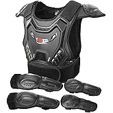 Kids Armor Vest Suit for Dirt Bike, Back Chest Protector for Motocross ATV ,Youth Extreme Sports Protective Gear