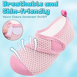 VIFUUR Kids Water Shoes Boys Girls Barefoot Water