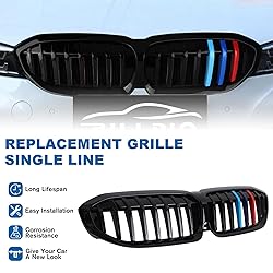 BILLDIO G20 Grille - 3 Series Black Kidney Grill
