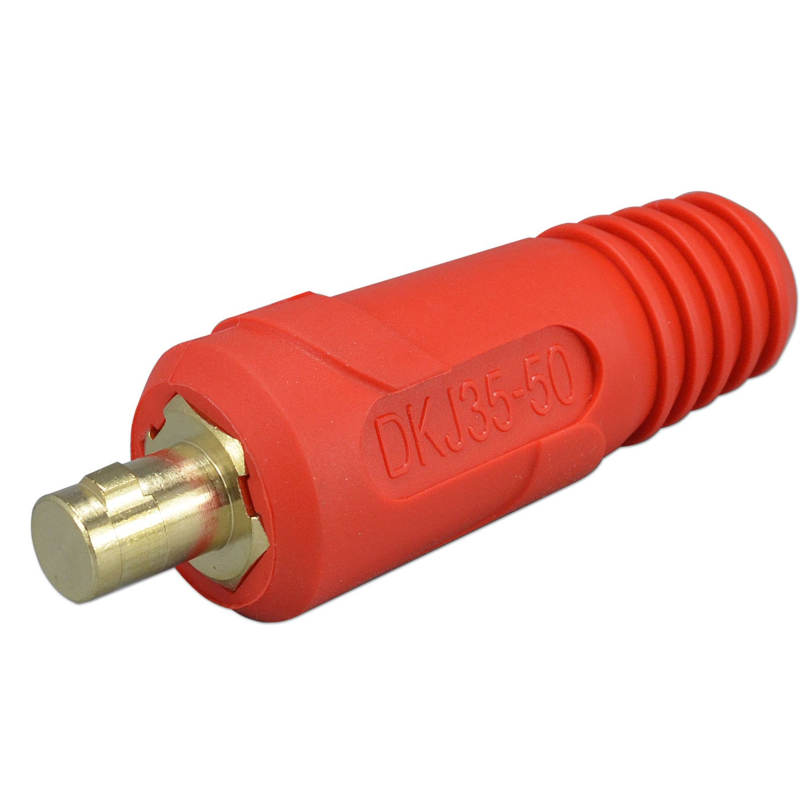 RIVERWELD TIG Welding Cable Panel Connector Plug DKJ35-50 315Amp with Red Color Dinse-Style Quick Fitting