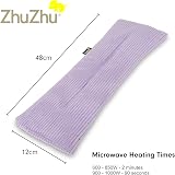 Zhu-Zhu Lavender Body Wrap Microwavable Wheat Bag Lilac Fleece view 6