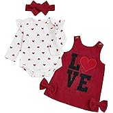 Adobabirl My First Halloween Baby Girl Outfit Pumpkin Ruffle Long Sleeve Romper Overall Dress Headband Cute Fall Clothes