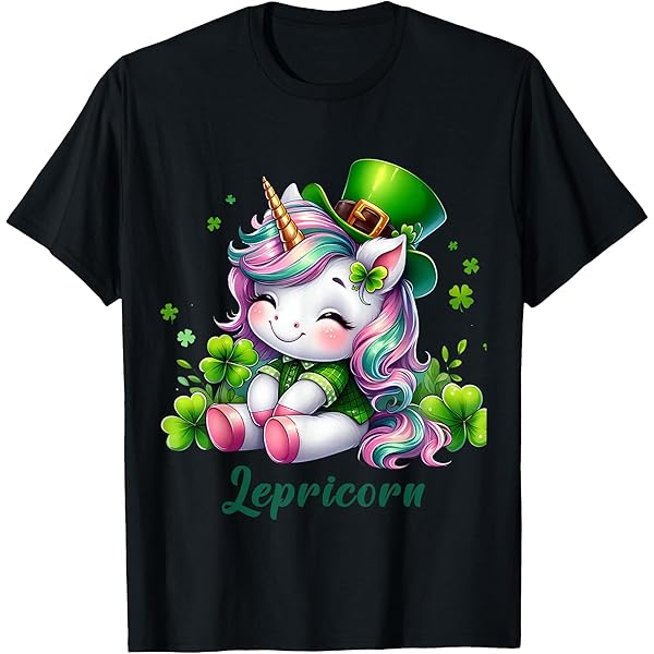 T-shirt Sanrio Hello Kitty – St Patrick's Day – Fille, Vert Kelly, Taille L (10-12 Ans)