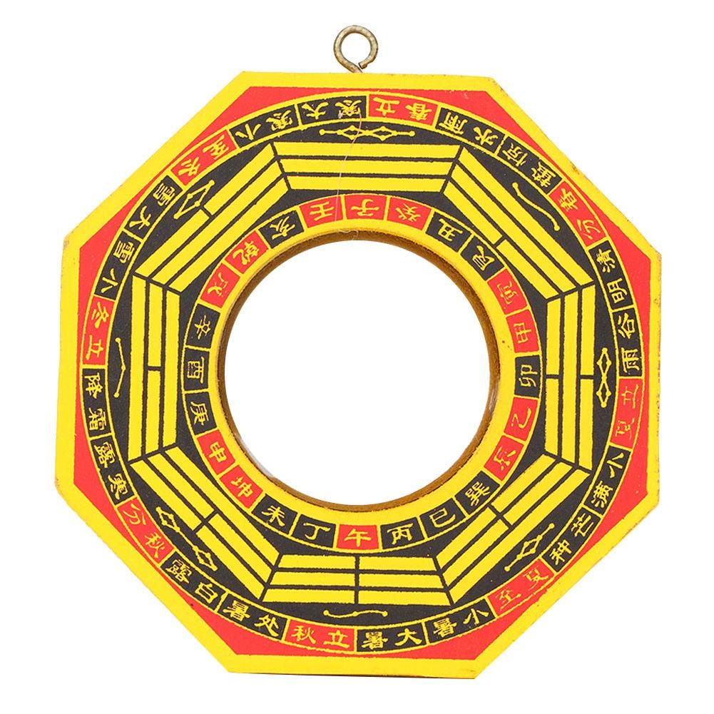 Traditional Chinese Feng Shui Bagua Mirror, Convex/Concave Design, Home and Business Decor