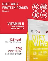 PhD Diet Whey Lean Protein Banana 1kg | Informed Protein Certified view 4