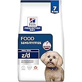Hill's Prescription Diet z/d Skin/Food Sensitivities Small Bites Hydrolyzed Dry Dog Food, Veterinary Diet, 7 lb. Bag
