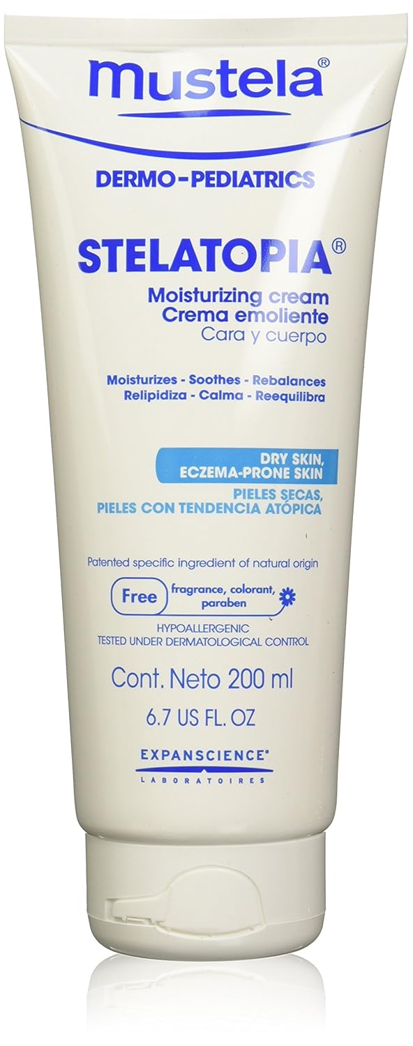 Mustela Stelatopia Emollient Cream, Daily Baby Cream for