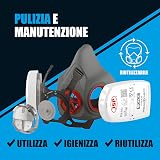 JSP Force8 Half Mask Small with PressToCheck P3 R D Filters (Sold Separately) view 5