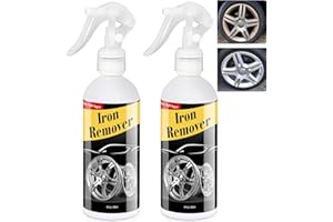 LIVE SAFT SUPER Iron Powder Remover 18 oz - Iron Out Rust Remover Spray for Car Detailing Remove Iron Particles in Automobile tire, Motorcycle, Use Before Car Wax or Car Wash, Effective Wheel Decontamination (500ML)
