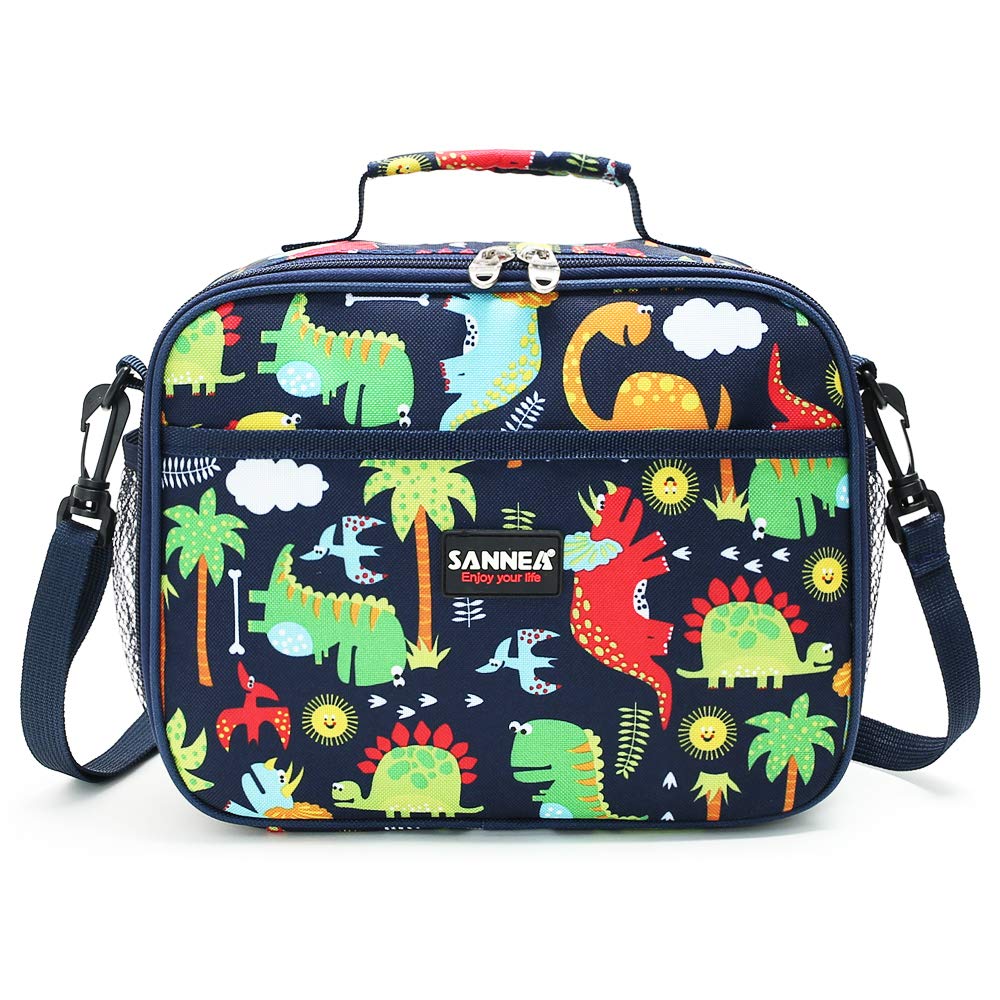 SAMERIO Lunch LB-2104-Dinosaur Kids Insulated Bag, Polyester, Dinosaura