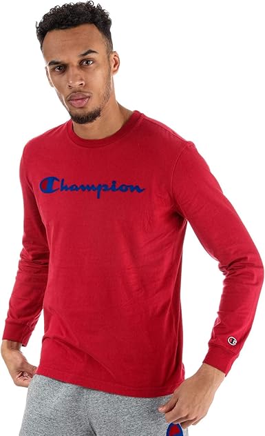 t shirt champion homme rouge