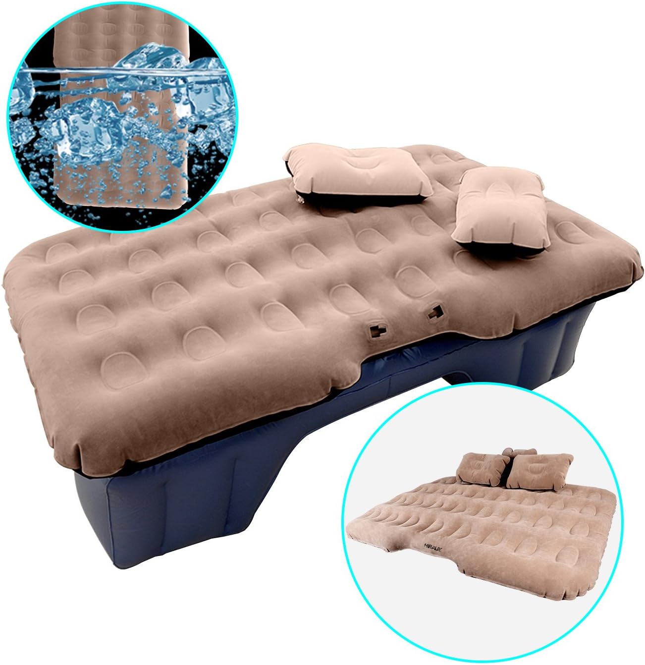 HIRALIY Car Air Mattress for Back Seat Inflatable Car Mattress Portable