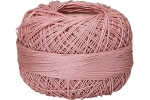 Lizbeth Size 80 HH80626 HH80 Cotton Thread 184 Yds 10G, Shell Pink Lt.