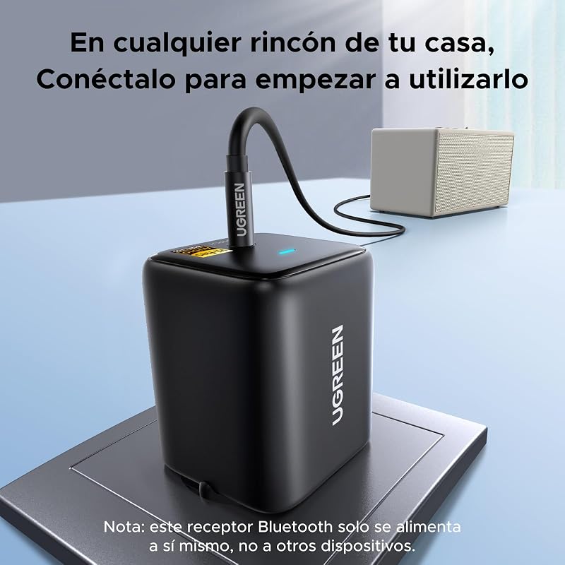 LDAC Receptor Bluetooth 6.0 Audio Bluetooth 3.5 mm Hi-Res HiFi — foto 5 de 8