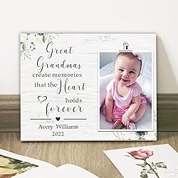 FDFHOME Personalized Grandma Picture Frame, Grandma