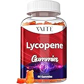 VAITE Lycopene Supplements for Men & Women 75mg Gummies - Antioxidant | General Wellness | Supports Skin & Vision | Daily Vitality | Plant-Based, Sugar-Free, 60 Vegan Gummy Chews, Non-GMO, Chewables
