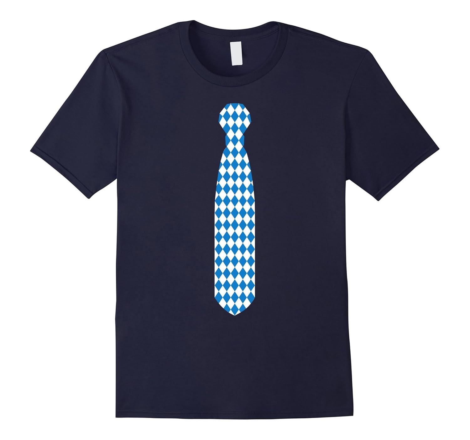 Bavarian flag tie T-Shirt-ANZ