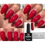 Bluesky Soak Off Gel Nagellack Hollywood Roter Teppich 80521