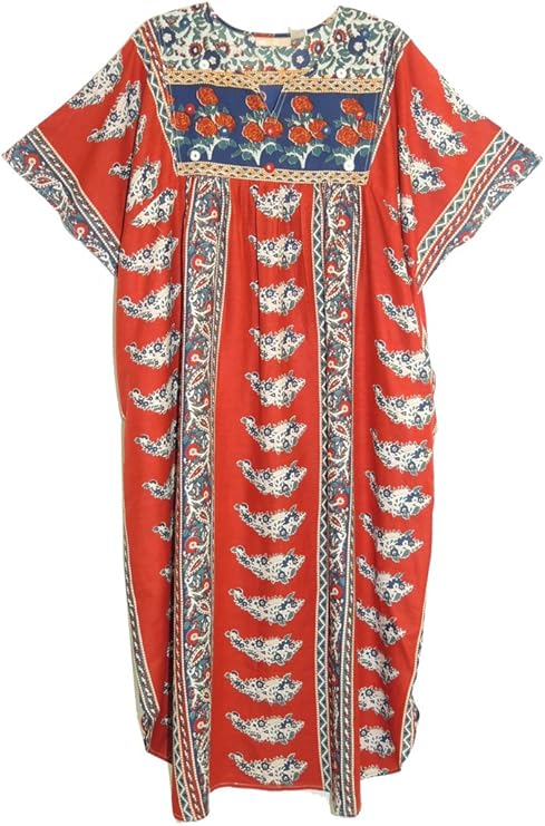 La Cera 3004 - Patrón de bloques de algodón 100%, Rojo, Talla única