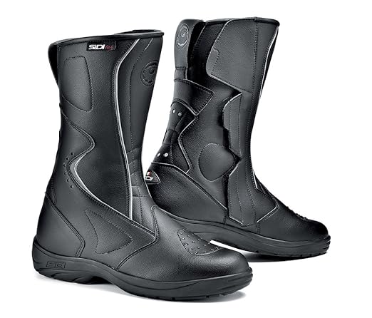 Sidi Motorrad Stiefel, Schwarz, 43