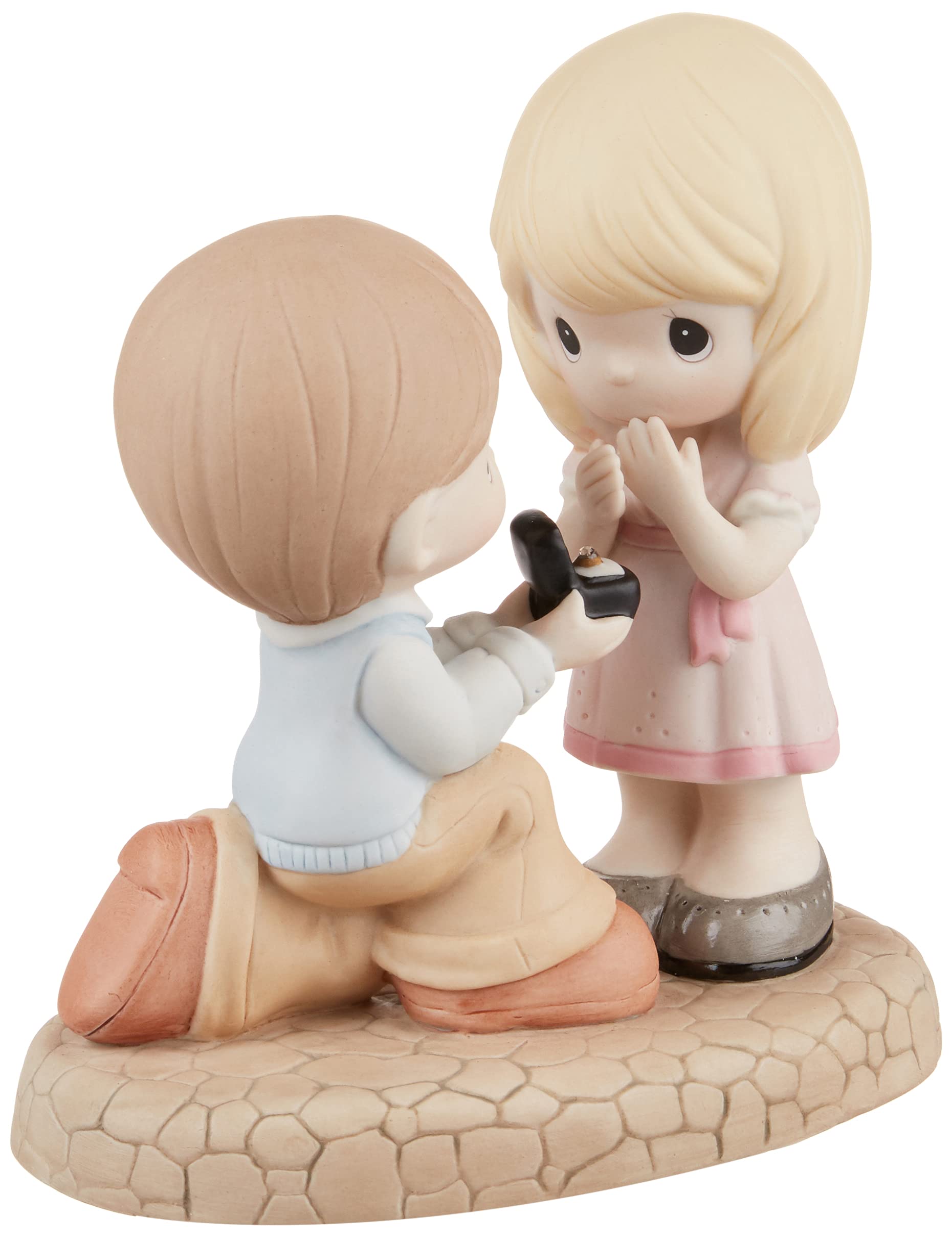 Precious Moments, Will You Marry Me?, Bisque Porcelain Figurine, 133022