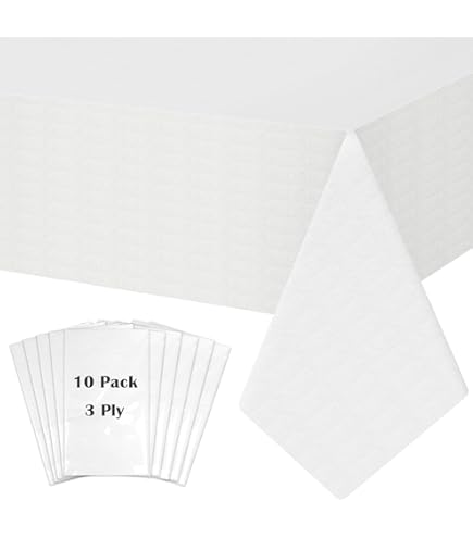 Amazon.com: Daily Chef, 3-Ply Tissue Paper Table Covers, White