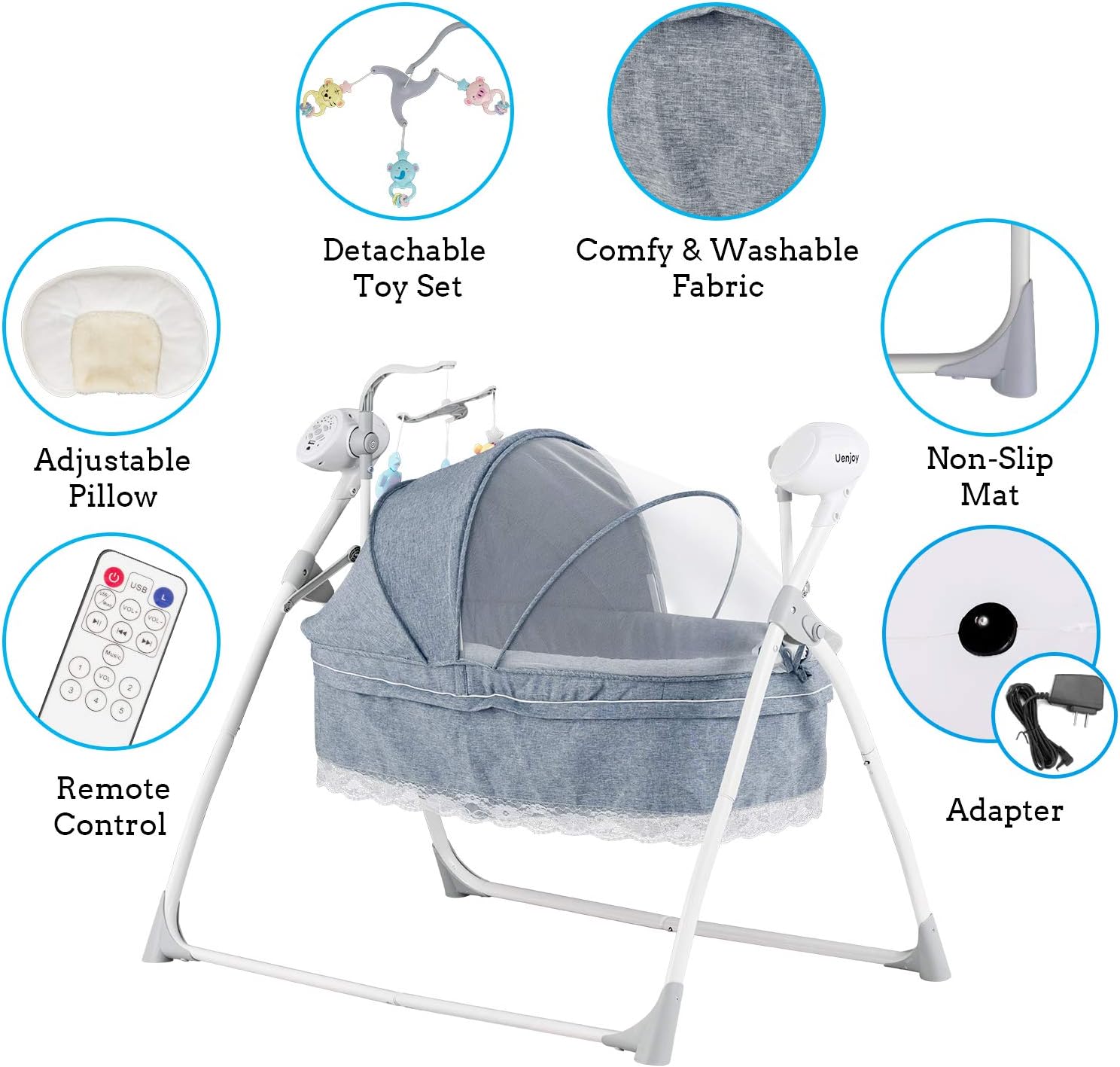 adjustable baby swing