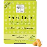 NEW NORDIC Active Liver Daily Support Supplement 30-Day Supply - 30 Tablets | Includes a supply of daily liver supplements, featuring a botanical blend of milk thistle and artichoke in a tablet format