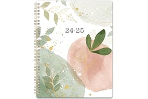 TERSUS 2024-2025 Planner - Jul. 2024 - Jun. 2025, Academic Planner 2024-2025, 8" x 10", Weekly Monthly Planner 2024-2025, Spiral Bound, Thick Paper