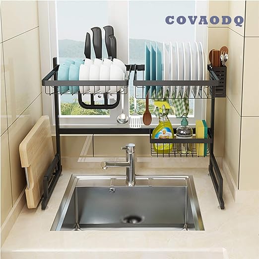 over sink dish rack amazon